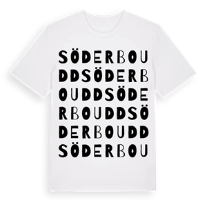 Söderboudd ordlek t-shirt – ekologisk bomull t-shirt från Pinshirt