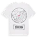 White t-shirt med Söderby t-shirt