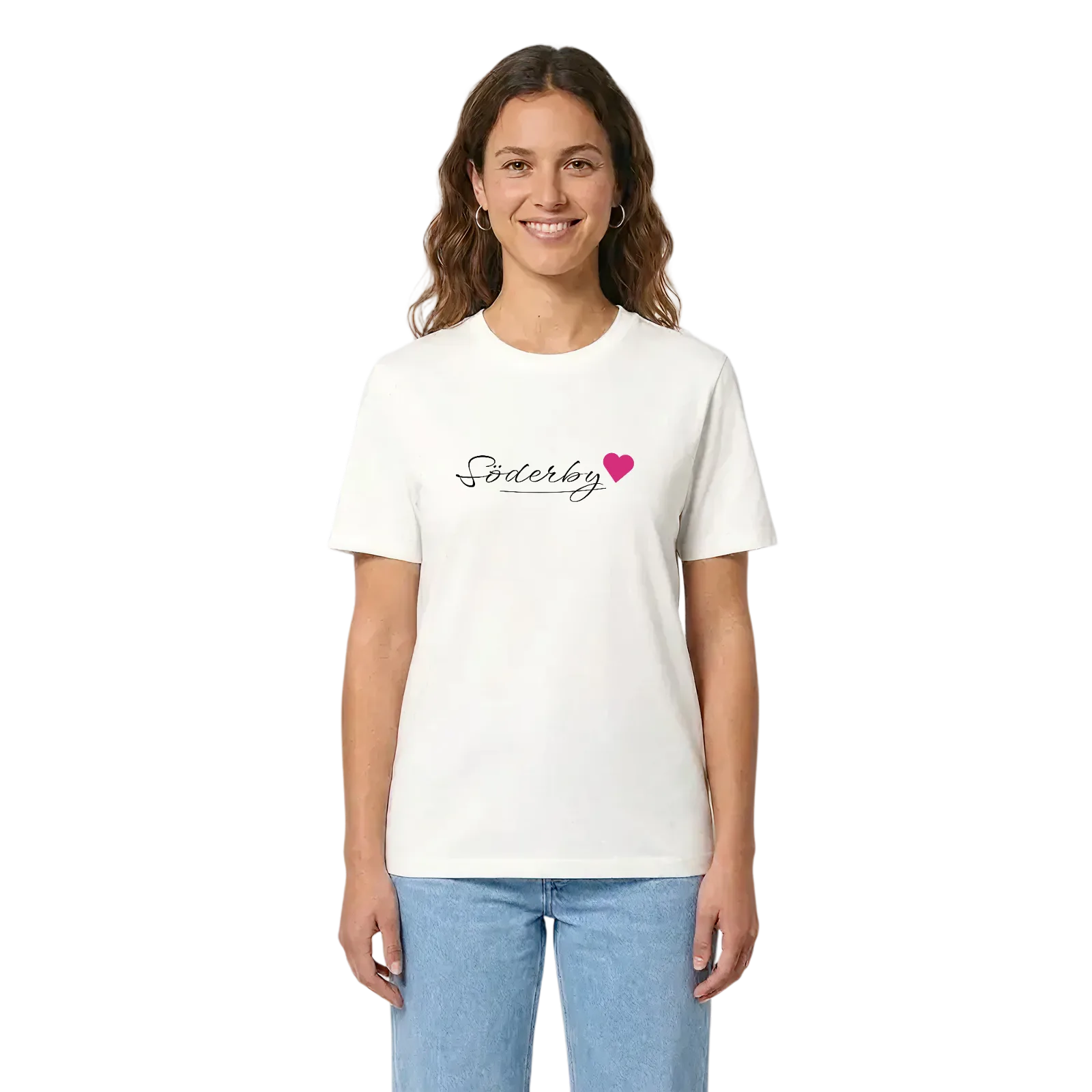 Söderby hjärta t-shirt – White, i miljö
