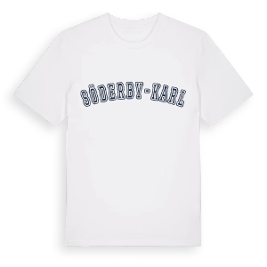 Söderby-Karl college t-shirt – ekologisk bomull t-shirt från Pinshirt