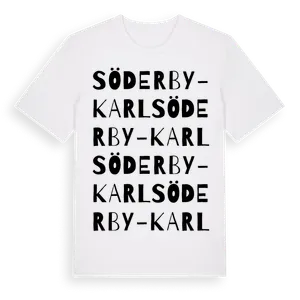 Söderby-Karl ordlek t-shirt – ekologisk bomull t-shirt från Pinshirt