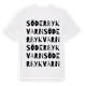 White t-shirt med Söderby Kvarn ordlek t-shirt