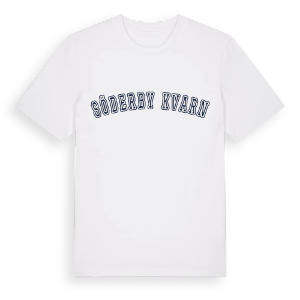 Söderby kvarn college t-shirt – ekologisk bomull t-shirt från Pinshirt