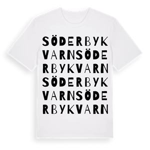 Söderby kvarn ordlek t-shirt – ekologisk bomull t-shirt från Pinshirt