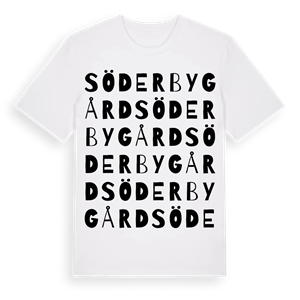 Söderbygård ordlek t-shirt – ekologisk bomull t-shirt från Pinshirt