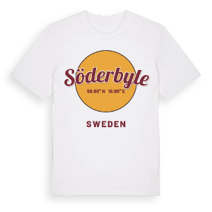 Söderbyle cirkel t-shirt – ekologisk bomull t-shirt från Pinshirt