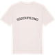 Vintage White t-shirt med Söderbylund böjd t-shirt