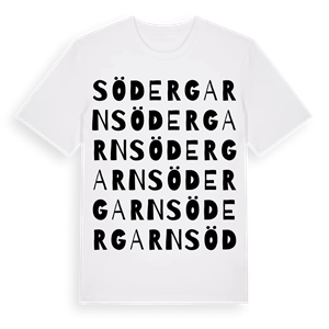 Södergarn ordlek t-shirt – ekologisk bomull t-shirt från Pinshirt