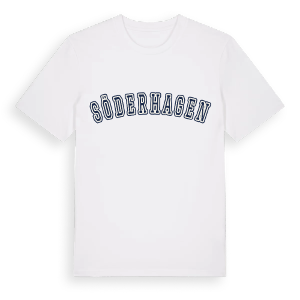 Söderhagen college t-shirt – ekologisk bomull t-shirt från Pinshirt