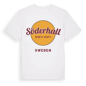 Söderhall cirkel t-shirt – ekologisk bomull t-shirt från Pinshirt
