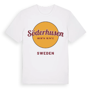 Söderhusen cirkel t-shirt – ekologisk bomull t-shirt från Pinshirt