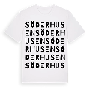 Söderhusen ordlek t-shirt – ekologisk bomull t-shirt från Pinshirt