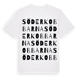 Söderkobbarna ordlek t-shirt – ekologisk bomull t-shirt från Pinshirt
