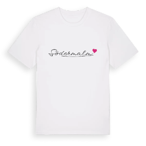 Södermalm hjärta t-shirt – ekologisk bomull t-shirt från Pinshirt