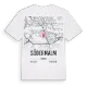 Södermalm karta t-shirt