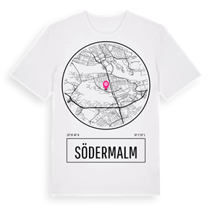 Södermalm t-shirt – ekologisk bomull t-shirt från Pinshirt