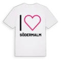Jag älskar Södermalm t-shirt stort tryck