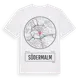 White t-shirt med Södermalm t-shirt