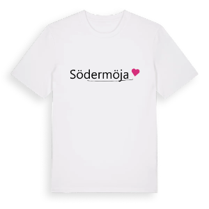 Södermöja hjärta t-shirt – ekologisk bomull t-shirt från Pinshirt