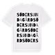 Södersunda gård ordlek t-shirt