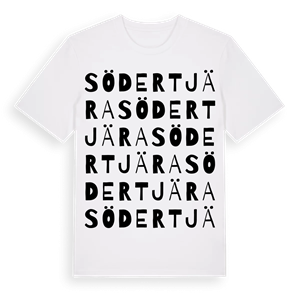 Södertjära ordlek t-shirt – ekologisk bomull t-shirt från Pinshirt