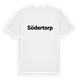 White t-shirt med Södertorp fetstil t-shirt