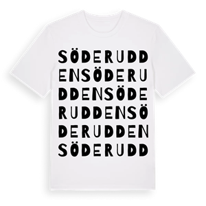 Söderudden ordlek t-shirt – ekologisk bomull t-shirt från Pinshirt