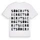 Söderutsberget ordlek t-shirt