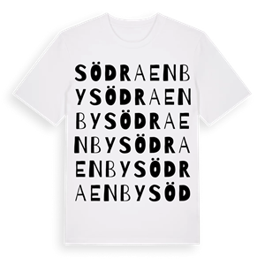 Södra Enby ordlek t-shirt – ekologisk bomull t-shirt från Pinshirt