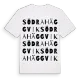 Södra Häggvik ordlek t-shirt