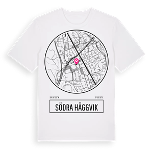 Södra Häggvik t-shirt – ekologisk bomull t-shirt från Pinshirt