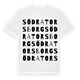 Södra Torsborg ordlek t-shirt