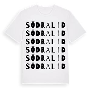 Södralid ordlek t-shirt – ekologisk bomull t-shirt från Pinshirt