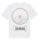 White t-shirt med Solbacka t-shirt