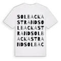 Solbacka Strand ordlek t-shirt