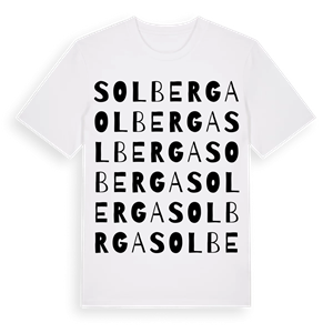 Solberga ordlek t-shirt – ekologisk bomull t-shirt från Pinshirt
