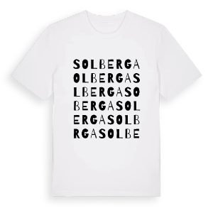 Solberga ordlek t-shirt – ekologisk bomull t-shirt från Pinshirt