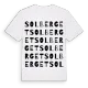 Solberget ordlek t-shirt