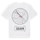 White t-shirt med Solhem t-shirt