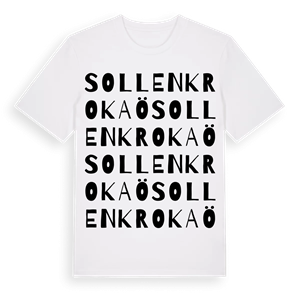 Sollenkroka ö ordlek t-shirt – ekologisk bomull t-shirt från Pinshirt