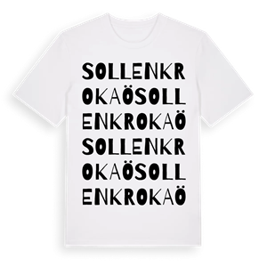 Sollenkroka ö ordlek t-shirt – ekologisk bomull t-shirt från Pinshirt