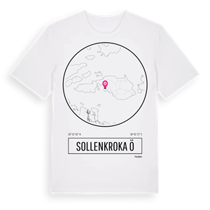 Sollenkroka ö t-shirt – ekologisk bomull t-shirt från Pinshirt