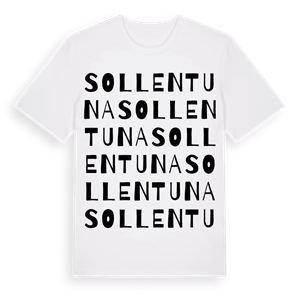 Sollentuna ordlek t-shirt – ekologisk bomull t-shirt från Pinshirt