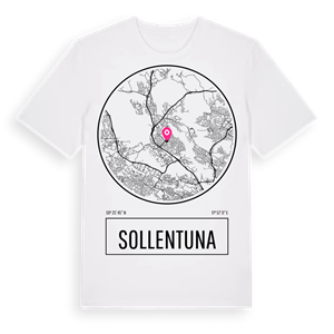 Sollentuna t-shirt – ekologisk bomull t-shirt från Pinshirt