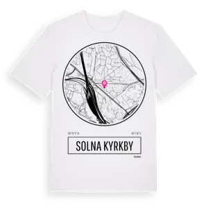 Solna Kyrkby t-shirt – ekologisk bomull t-shirt från Pinshirt