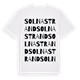Solna strand ordlek t-shirt