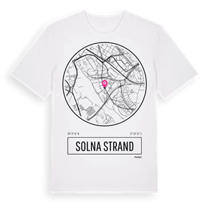 Solna strand t-shirt – ekologisk bomull t-shirt från Pinshirt