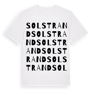 Solstrand ordlek t-shirt – ekologisk bomull t-shirt från Pinshirt