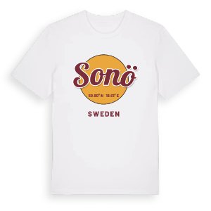Sonö cirkel t-shirt – ekologisk bomull t-shirt från Pinshirt