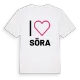 Jag älskar Söra t-shirt stort tryck